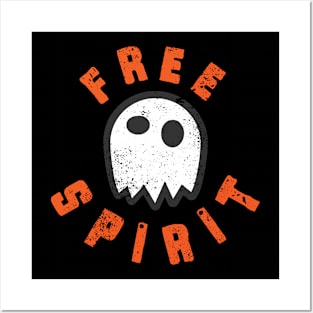 Hipster Ghost Free Spirit Posters and Art